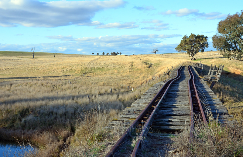 Derelict railway over Boorowa River