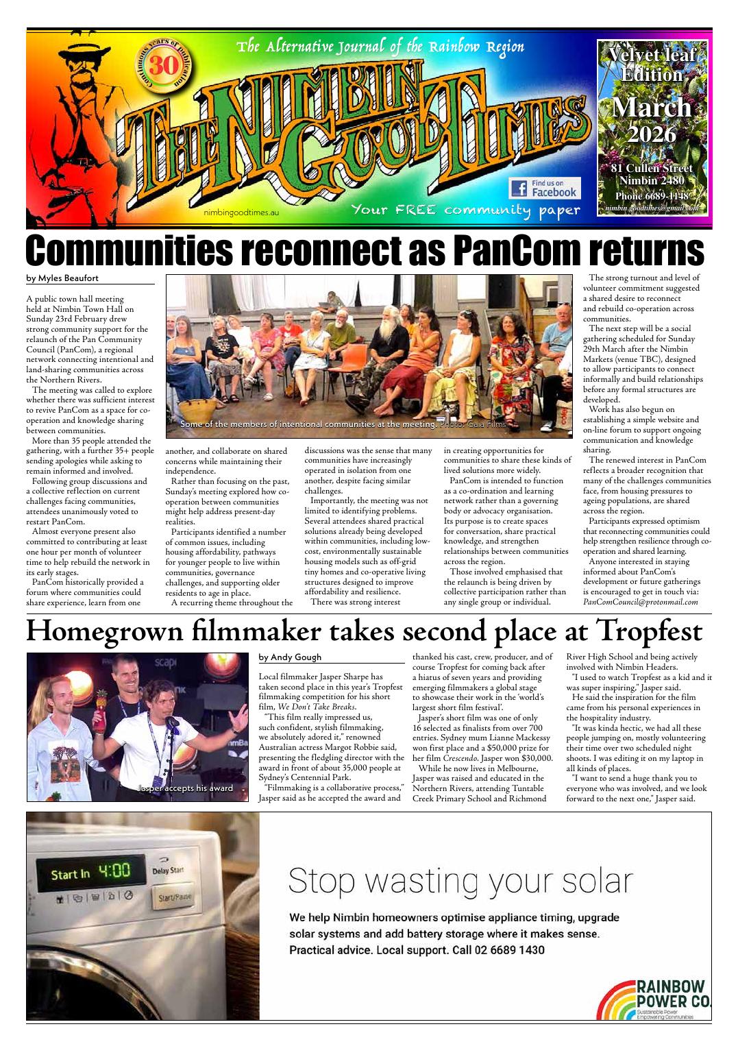 The Nimbin GoodTimes March 2026