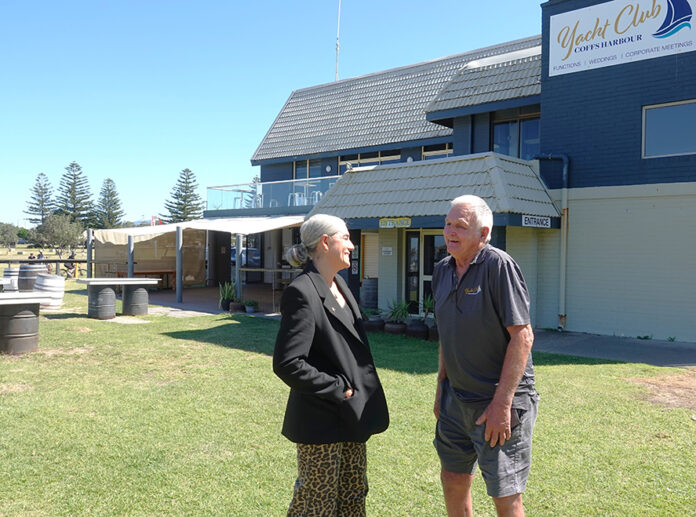Coffs Harbour Yacht Club Nikki Williams John Wait