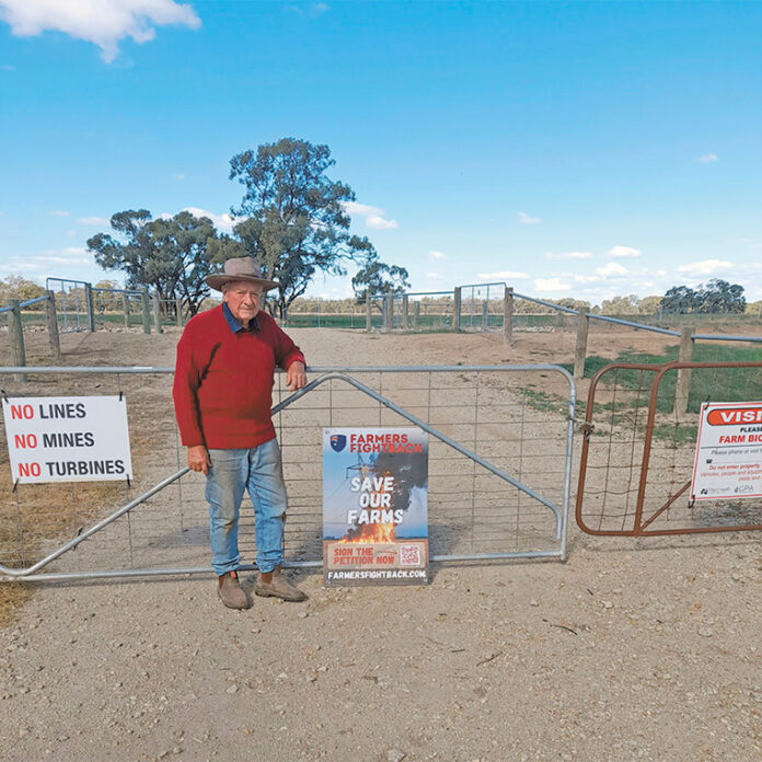 FDingwall farmer Colin Fenton is unhappy with the situation.