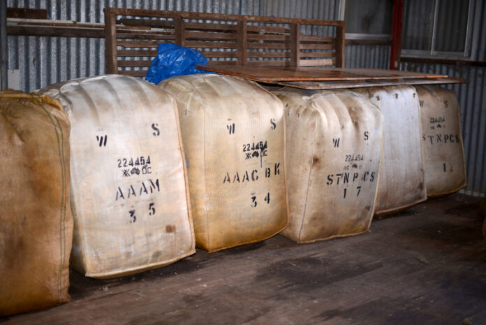 WA wool bales