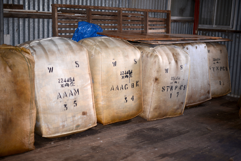 WA wool bales
