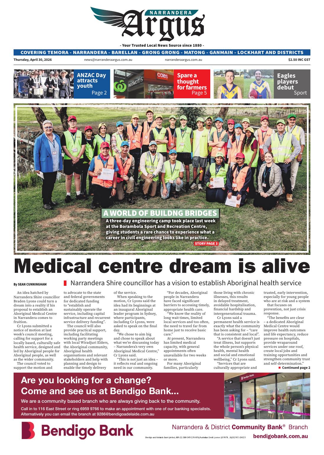 Narrandera Argus 30 April 2026
